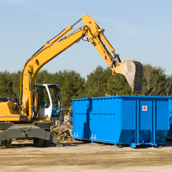 what size residential dumpster rentals are available in Wilberforce OH